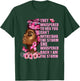 I Am The Storm Black Woman Afro Breast Cancer Awareness T-Shirt - T-Shirt | Forest