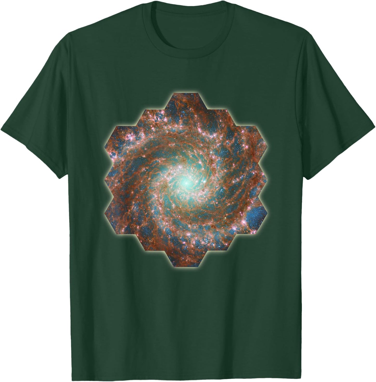 Webb Space Telescope New Images Phantom Galaxy M74 JWST T-Shirt - T-Shirt | Forest