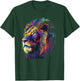 colorful lion head pop art for lover lions King of Animals T-Shirt - T-Shirt | Forest