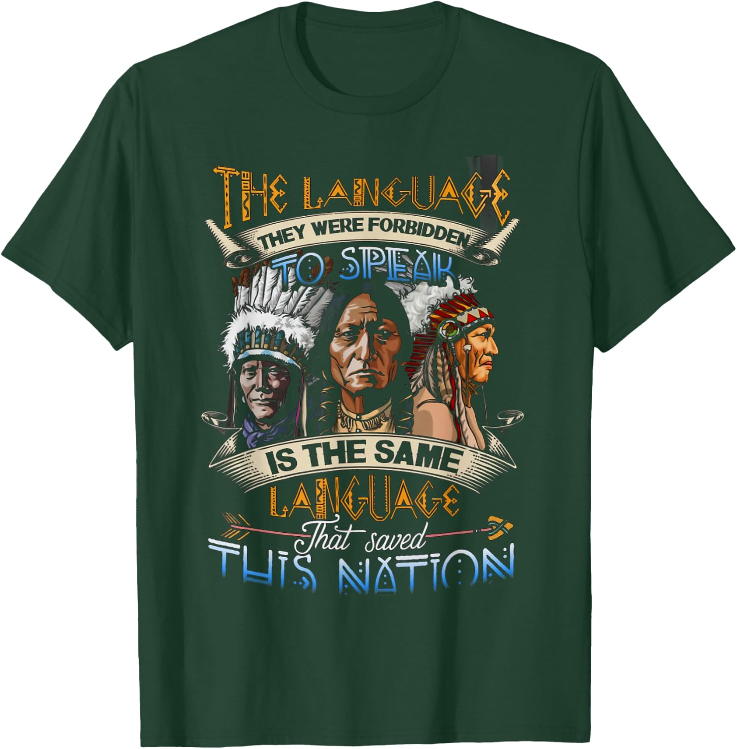 The Same Language That Saved This Nation T-Shirt - T-Shirt | Forest