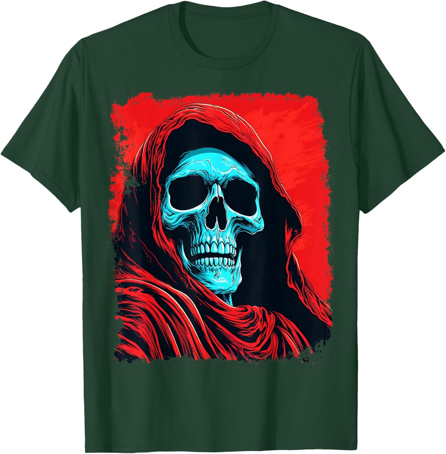 Death Grim Reaper Red T-Shirt - T-Shirt | Forest