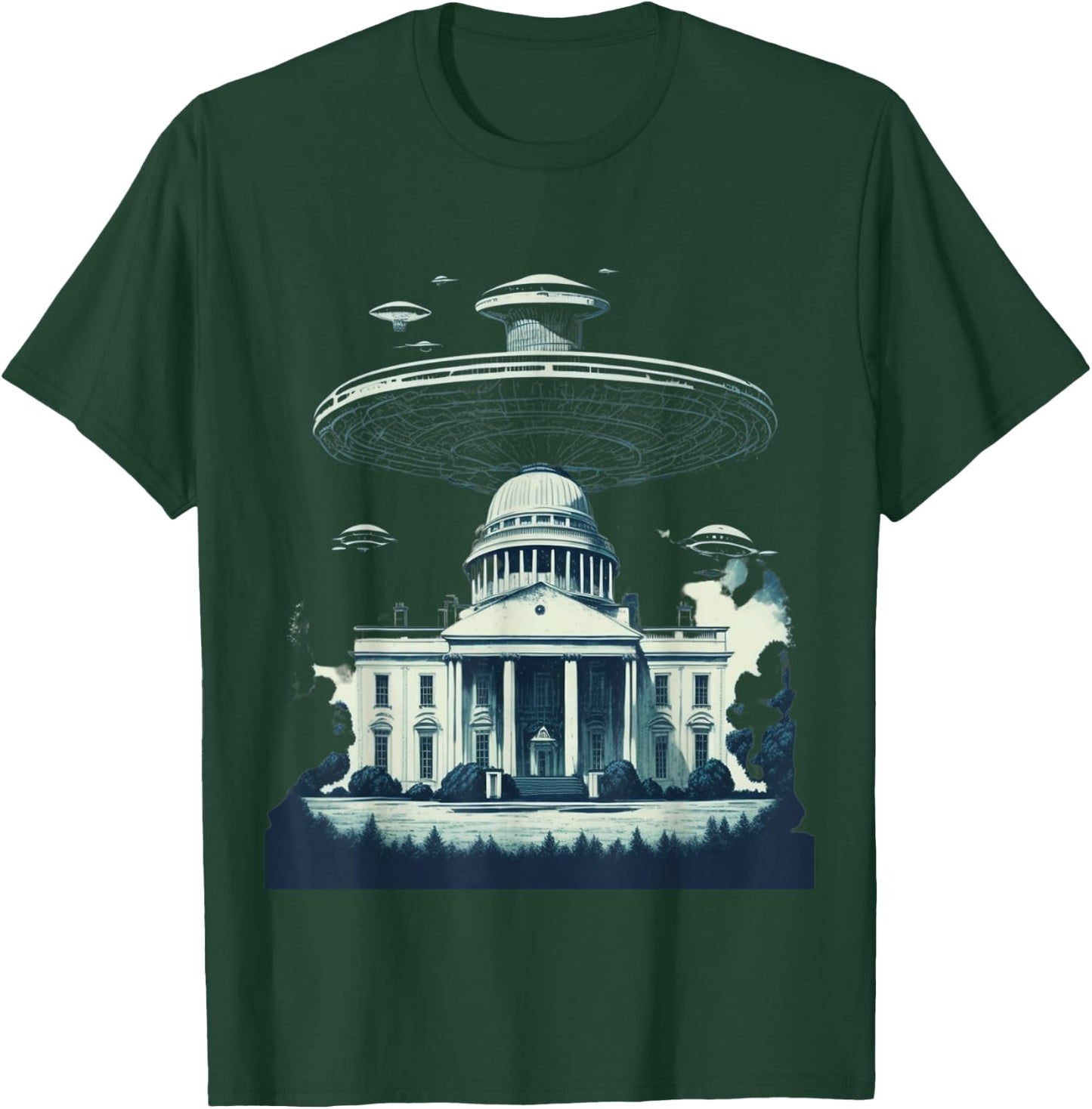 UFO at the White House T-Shirt - T-Shirt | Forest
