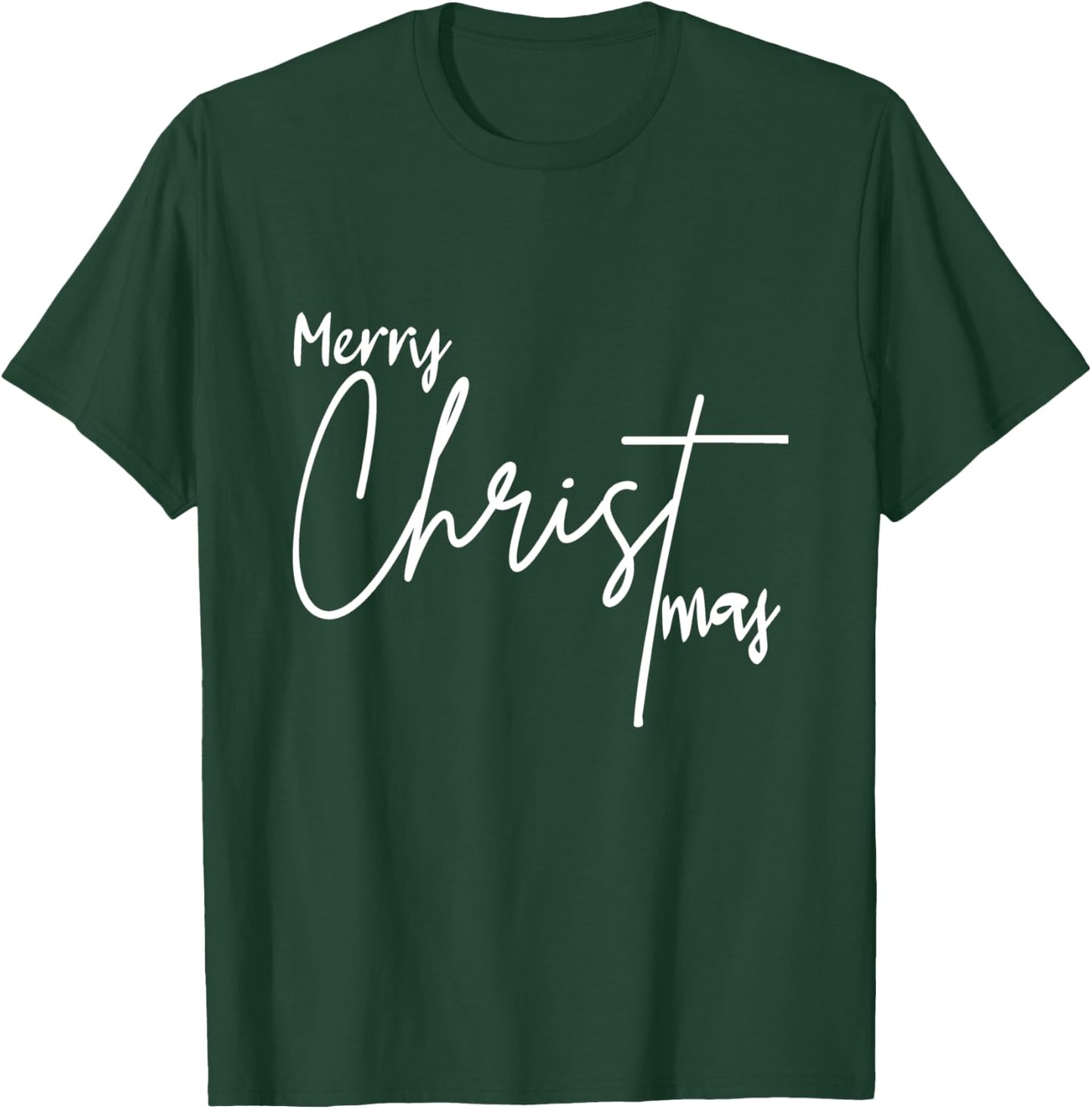 Merry Christmas Keep Christ in Christmas T-Shirt - T-Shirt | Forest