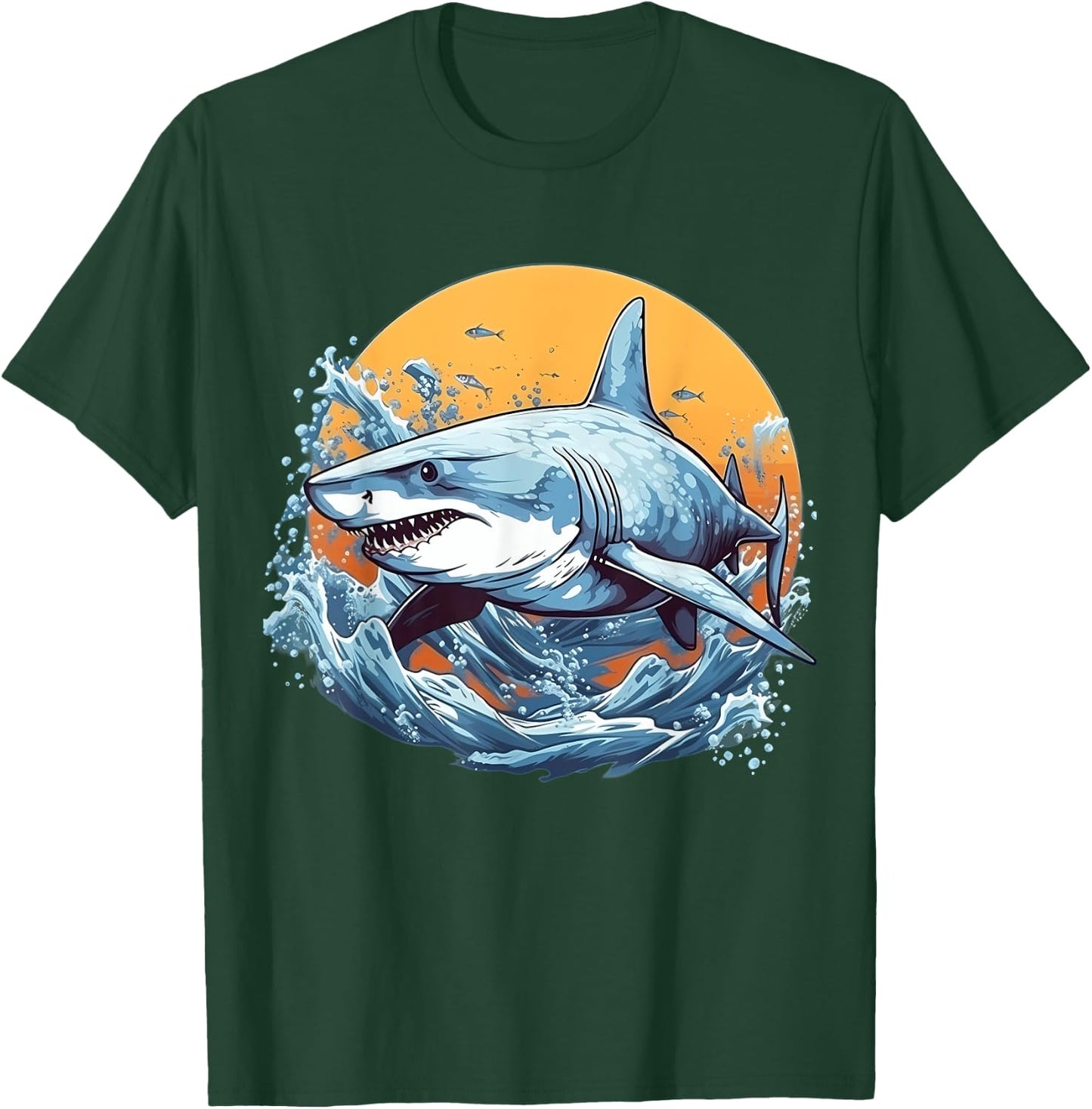 Retro Style Galapagos Shark T-Shirt - T-Shirt | Forest