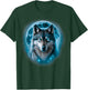 Wolf Moonlight Forest Sky Full Of Stars Wolf Lovers T-Shirt - T-Shirt | Forest
