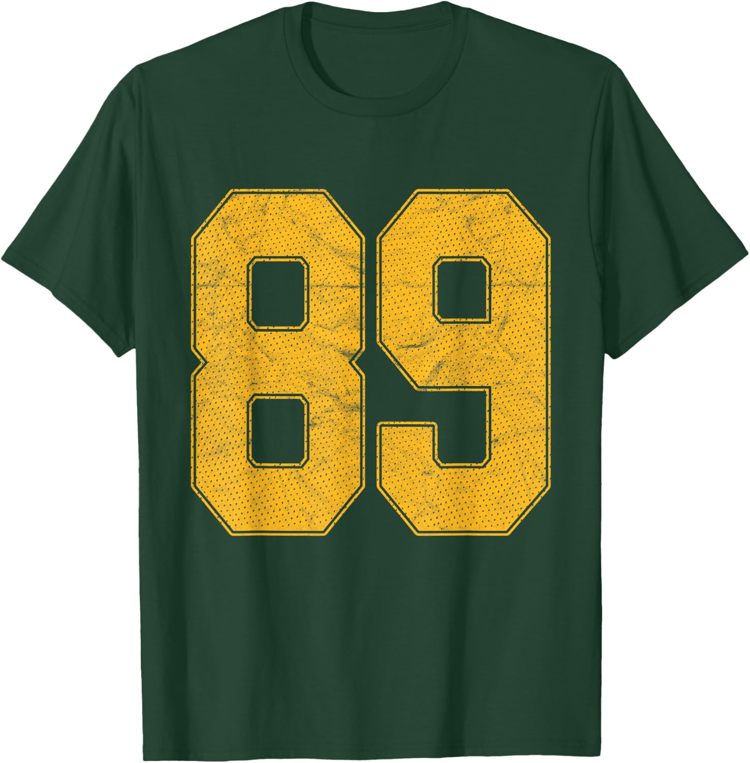 Number 89 Numbered Uniform Sports Team Jersey 89th Birthday T-Shirt - T-Shirt | Forest
