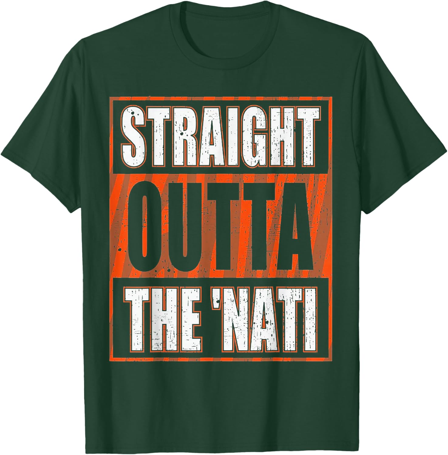 Straight Outta The 'Nati T-Shirt - T-Shirt | Forest