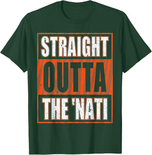 Straight Outta The 'Nati T-Shirt - T-Shirt | Forest
