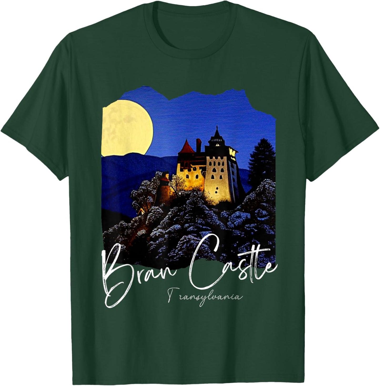 Bran Castle Romania Bran Castle T-Shirt - T-Shirt | Forest
