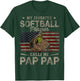 My Favorite Softball Player Calls Me Pap Pap Father's Day T-Shirt - T-Shirt | Forest