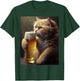 Funny Cat Cats And Beer T-Shirt - T-Shirt | Forest