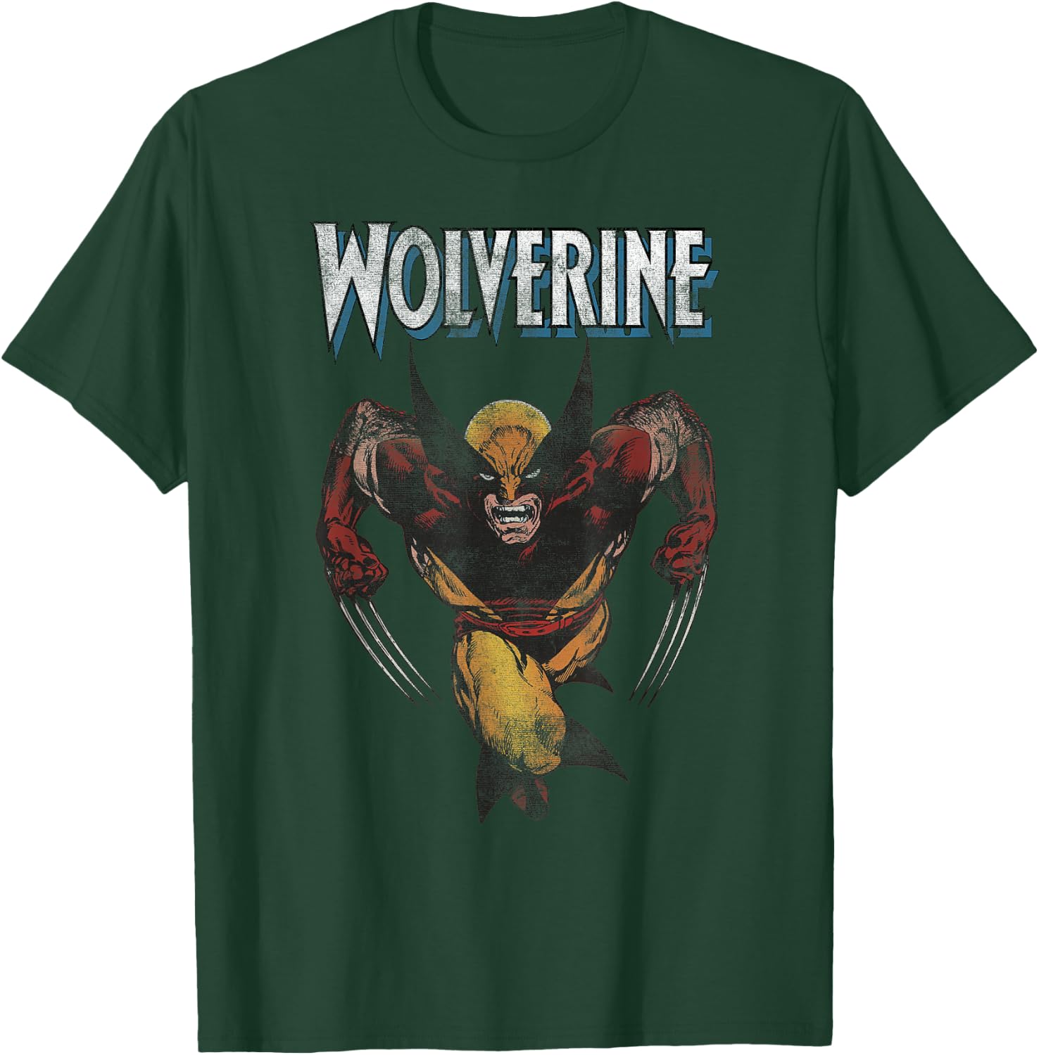 Marvel Wolverine Classic John Byrne Logan Comic Icon T-Shirt - T-Shirt | Forest