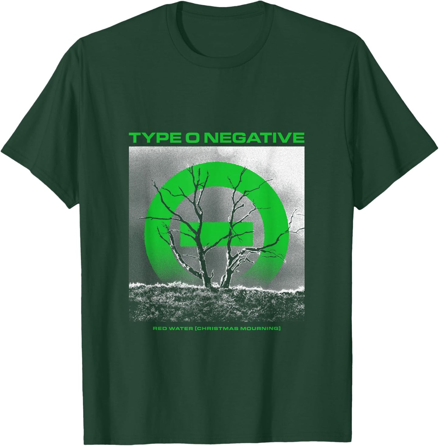 Type O Negative Red Water Green T-Shirt - T-Shirt | Forest