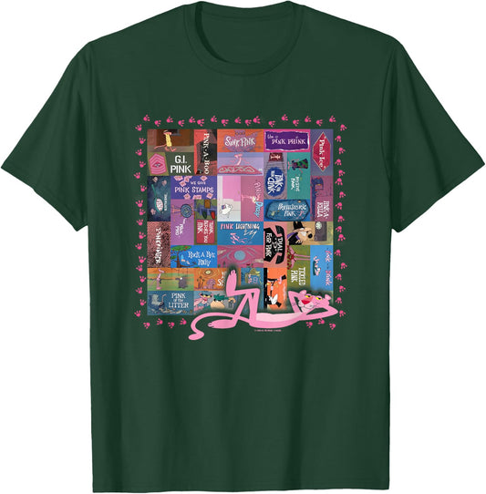 Pink Panther Vintage Titles Small T-Shirt - T-Shirt | Forest