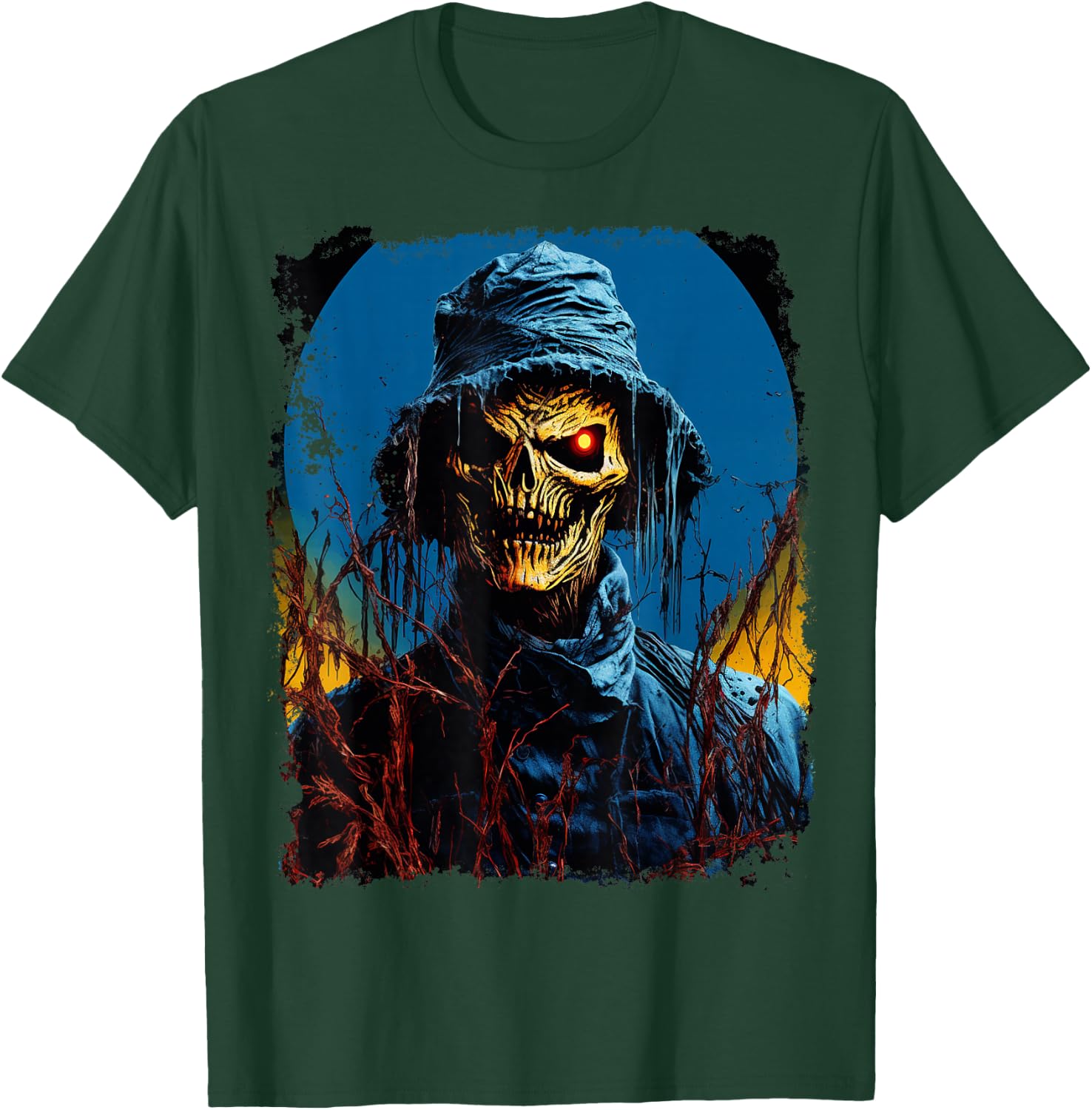 Pop Art Halloween Scarecrow T-Shirt - T-Shirt | Forest