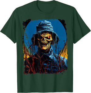 Pop Art Halloween Scarecrow T-Shirt - T-Shirt | Forest