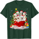 Old English Sheepdog Christmas Santa Claus Bag Xmas Pajama Men Women Kids T-Shirt - T-Shirt | Forest