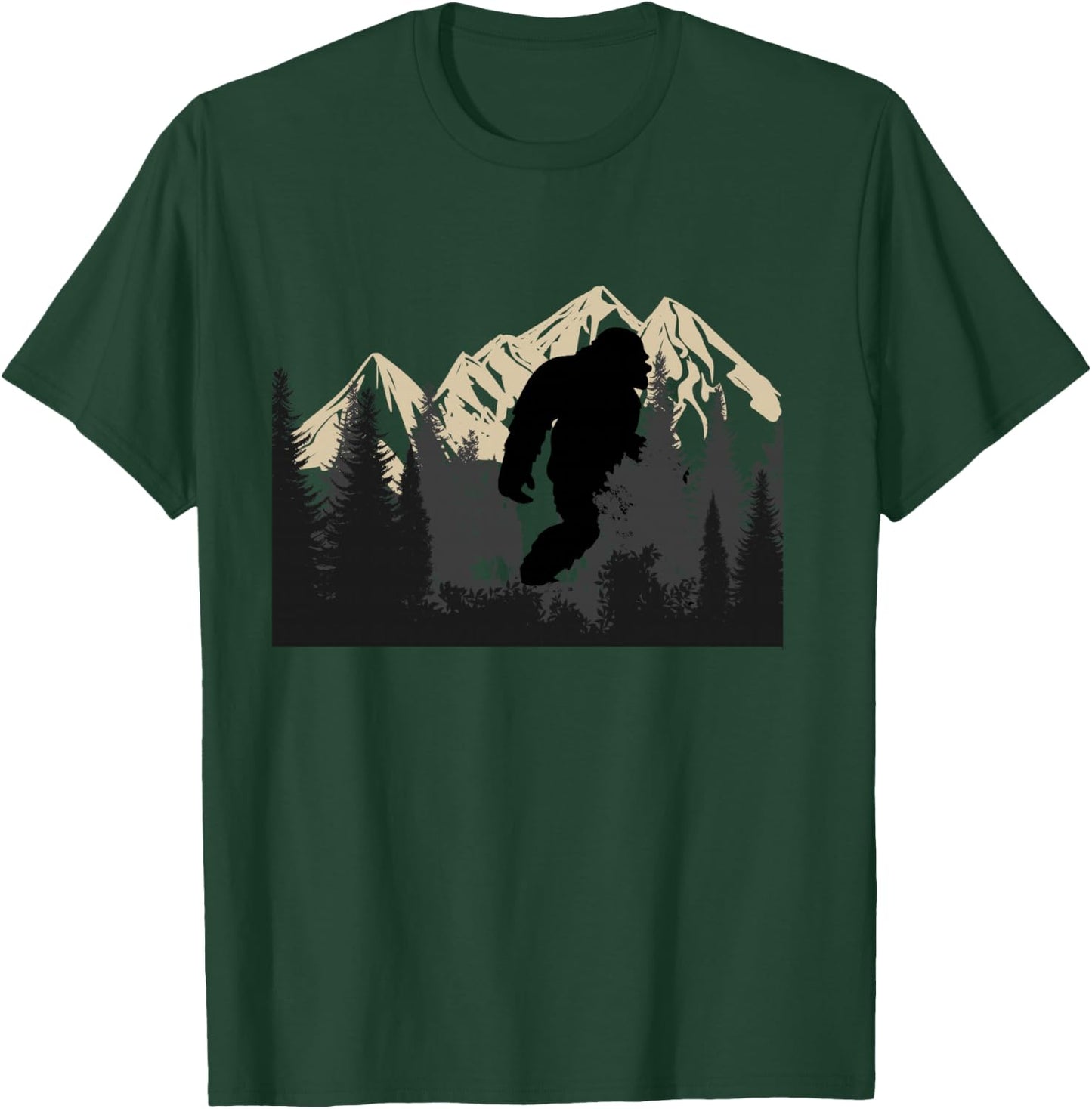 Bigfoot Sasquatch Design Women and Men Trip Hiking lovers T-Shirt - T-Shirt | Forest