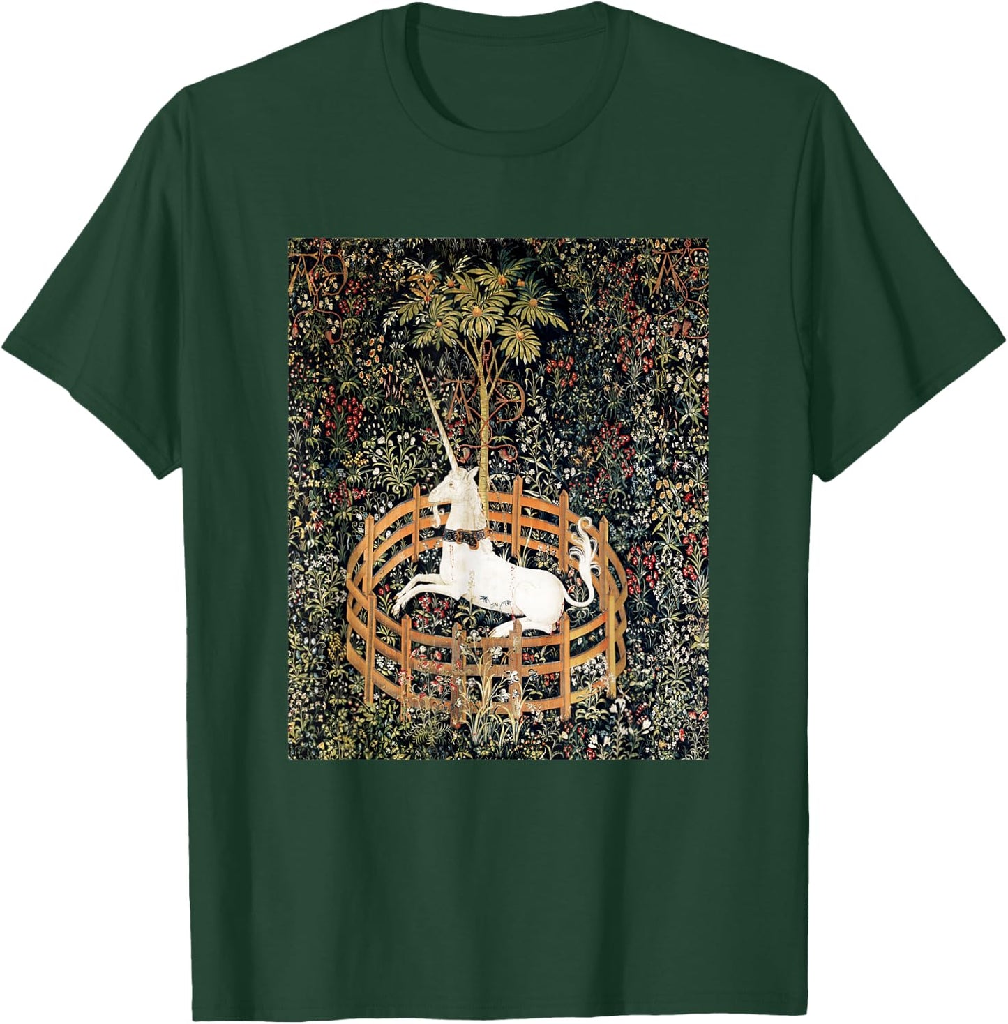 The Unicorn in Captivity T-Shirt - T-Shirt | Forest