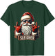 Sleigher Hail Santa Claus Christmas Rock Music Men Women T-Shirt - T-Shirt | Forest