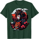 Samurai and Tiger Bold Graphic with Traditional Japanese Art T-Shirt - T-Shirt | Forest