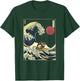 Orca Killer Whale Japanese Kanagawa Wave Funny Surf Animal T-Shirt - T-Shirt | Forest