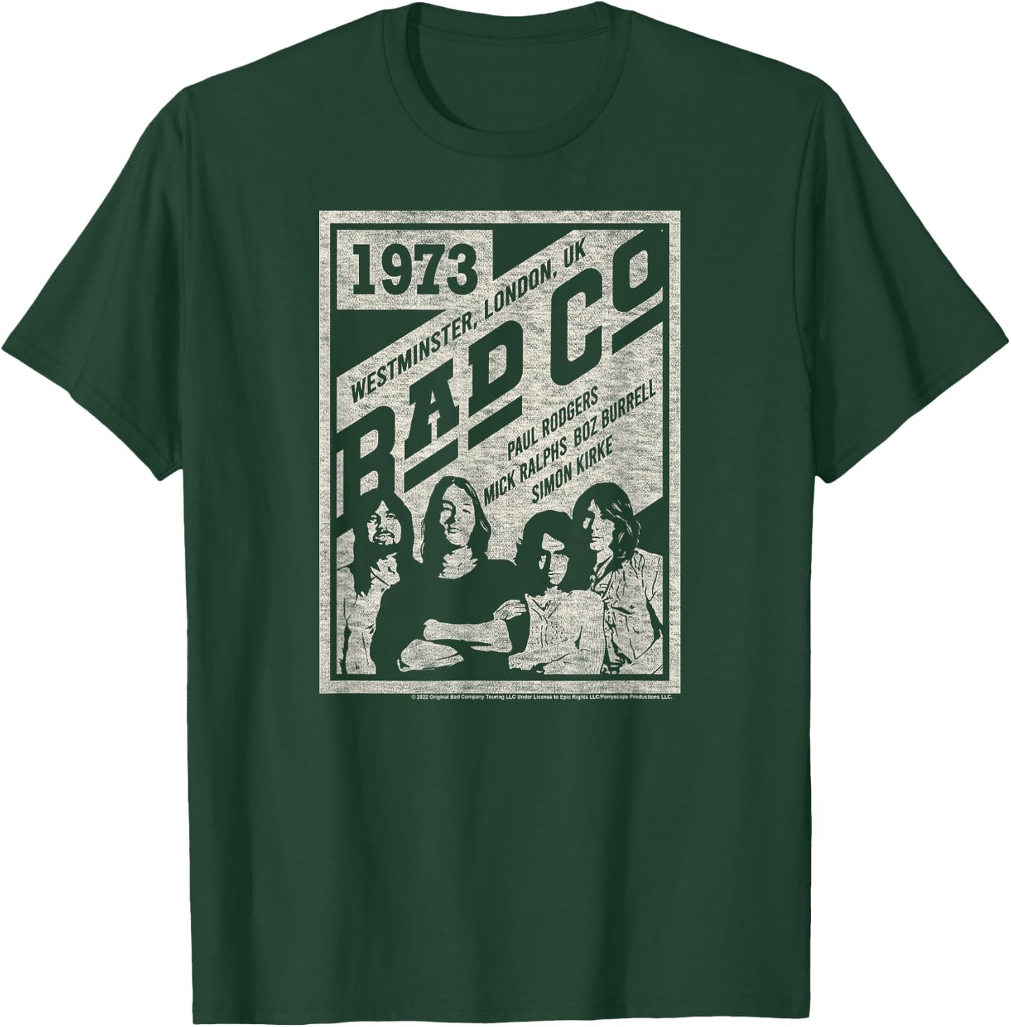 Bad Company - Bad Co Poster T-Shirt - T-Shirt | Forest