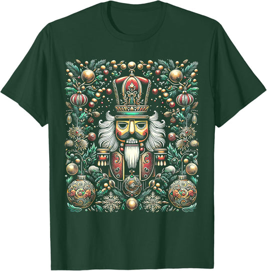 Christmas Nutcracker Merry Christmas Xmas Morning Holiday T-Shirt - T-Shirt | Forest