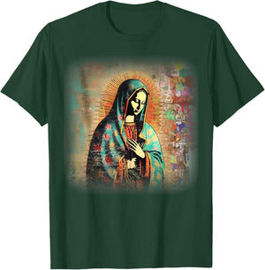 Our Lady Of Guadalupe Marian Catholic T-Shirt - T-Shirt | Forest