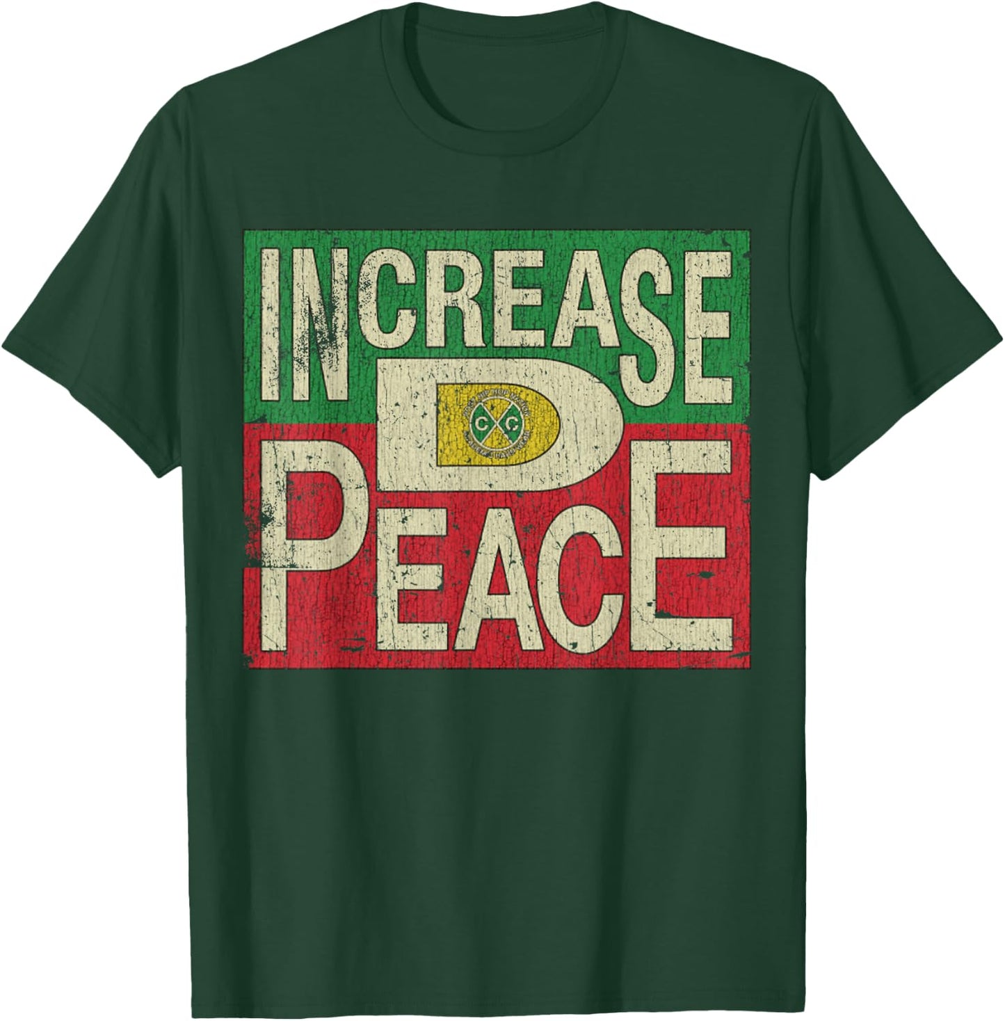 Vintage Increase D Peace 1992 T-Shirt - T-Shirt | Forest