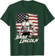 Funny Abraham Lincoln Shirt Retro USA July 4th Babe Lincoln T-Shirt - T-Shirt | Forest