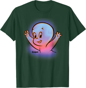 Casper the Friendly Ghost Halloween Retro Glow T-Shirt - T-Shirt | Forest