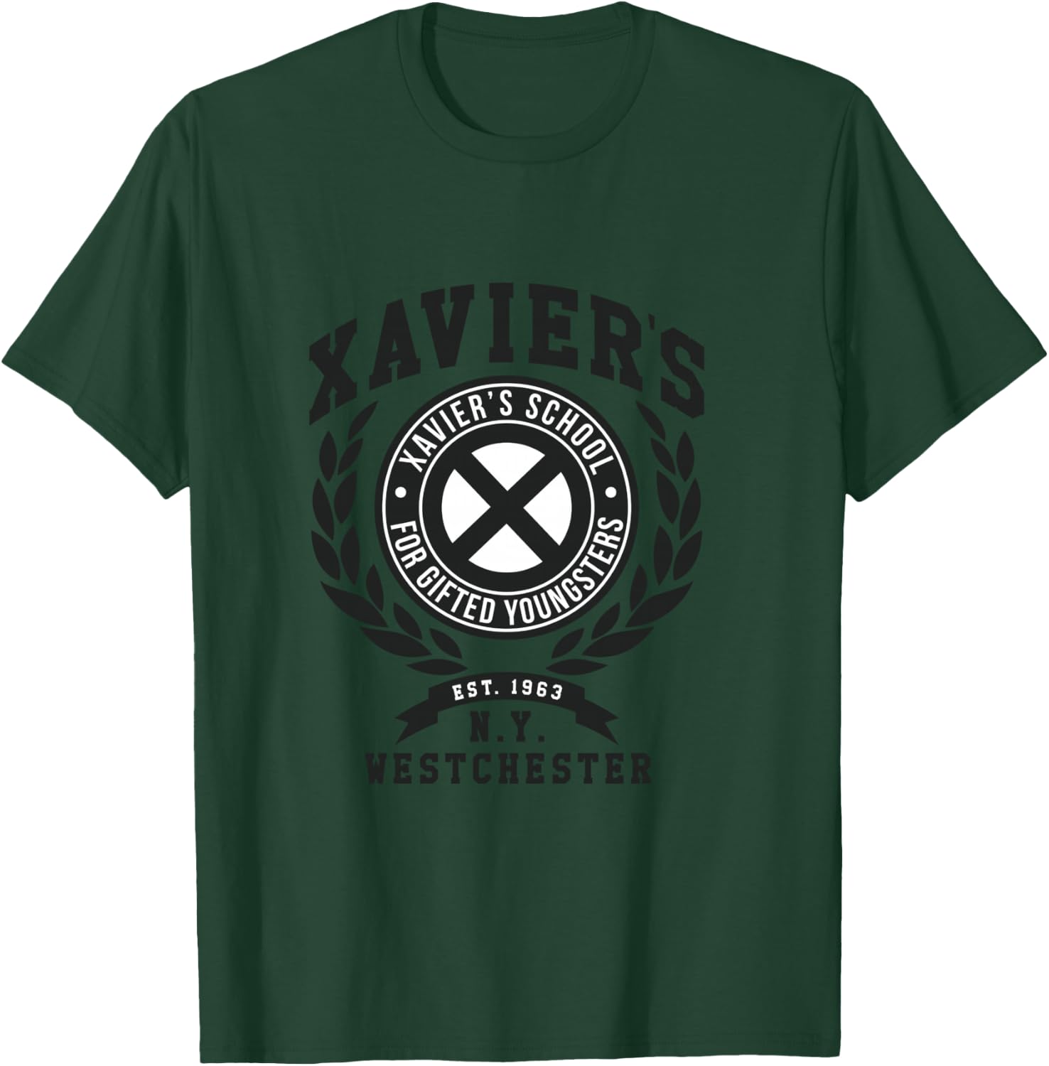 Marvel X-Men Xavier's School For Gifted Youngsters N.Y. Logo T-Shirt - T-Shirt | Forest