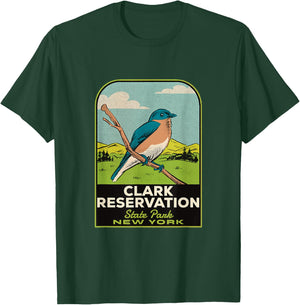 Clark Reservation State Park NY Vintage Travel T-Shirt - T-Shirt | Forest
