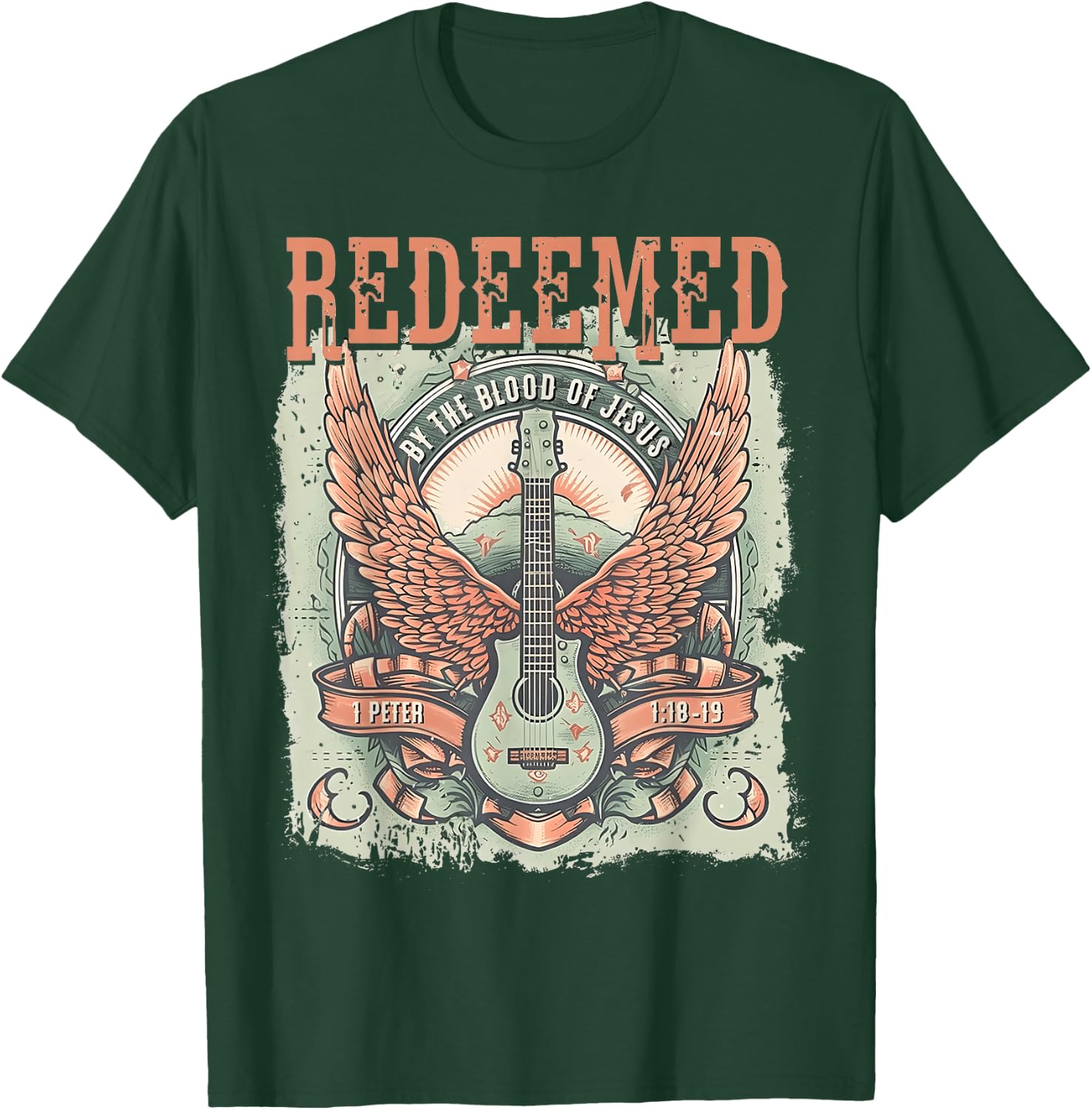 Redeemed by The Blood of Jesus T-Shirt - T-Shirt | Forest