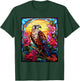 Stained Glass Style Osprey T-Shirt - T-Shirt | Forest