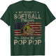 My Favorite Softball Player Calls Me Pop Pop Father's Day T-Shirt - T-Shirt | Forest