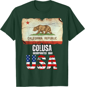 Colusa California CA Colusa County Souvenir T-Shirt - T-Shirt | Forest