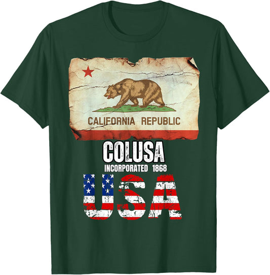 Colusa California CA Colusa County Souvenir T-Shirt - T-Shirt | Forest