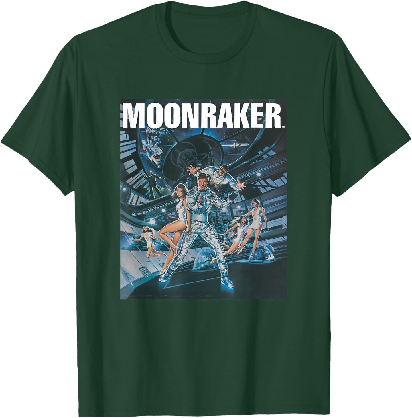 Official James Bond 007 Moonraker T-Shirt - T-Shirt | Forest