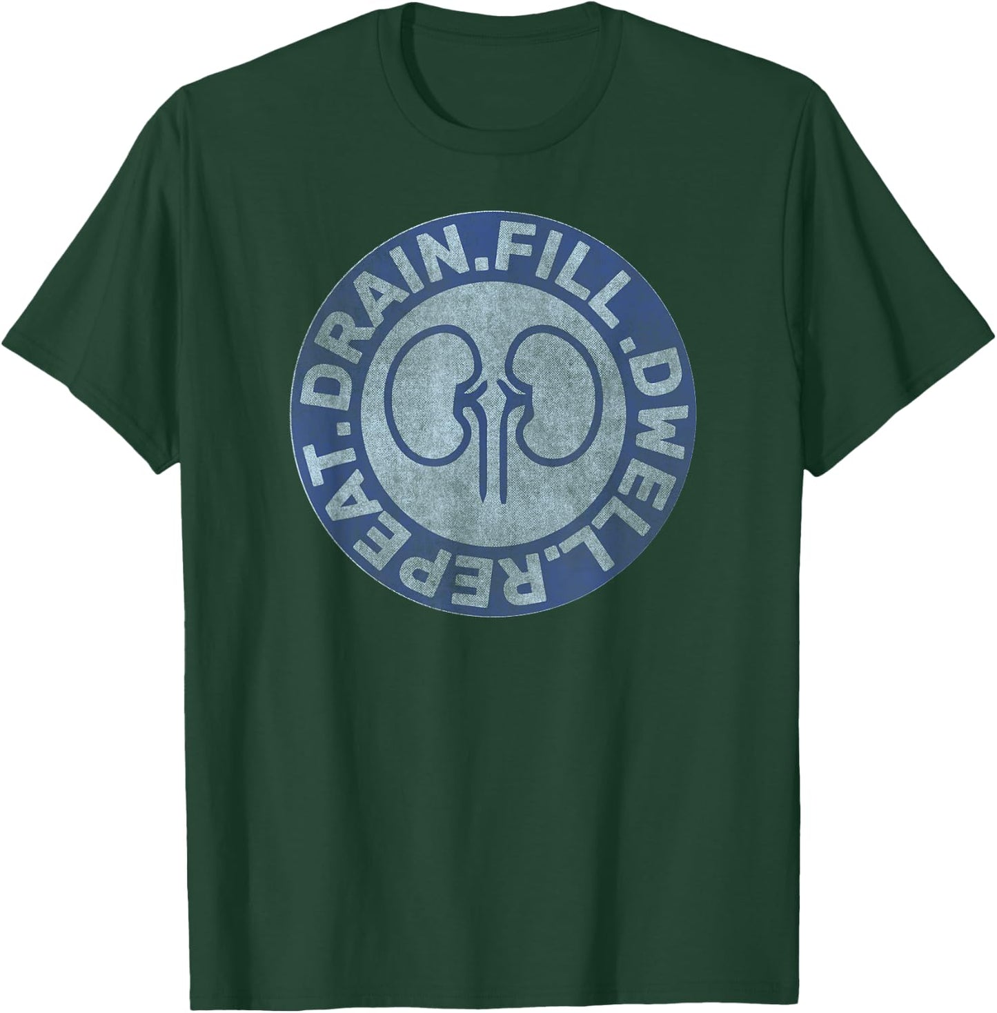 Peritoneal Dialysis Nurse Funny Quote - Black, -Adults, Short Sleeve, Cotton Blend, Polyester, Small T-Shirt - T-Shirt | Forest