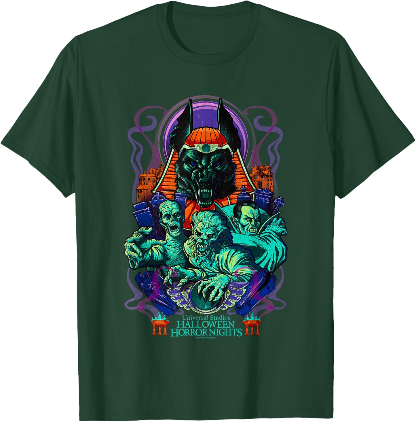 Halloween Horror Nights Universal Monsters The Mummy T-Shirt - T-Shirt | Forest