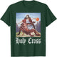 Not Today Satan Jesus Crossover Basketball Holy Cross T-Shirt - T-Shirt | Forest