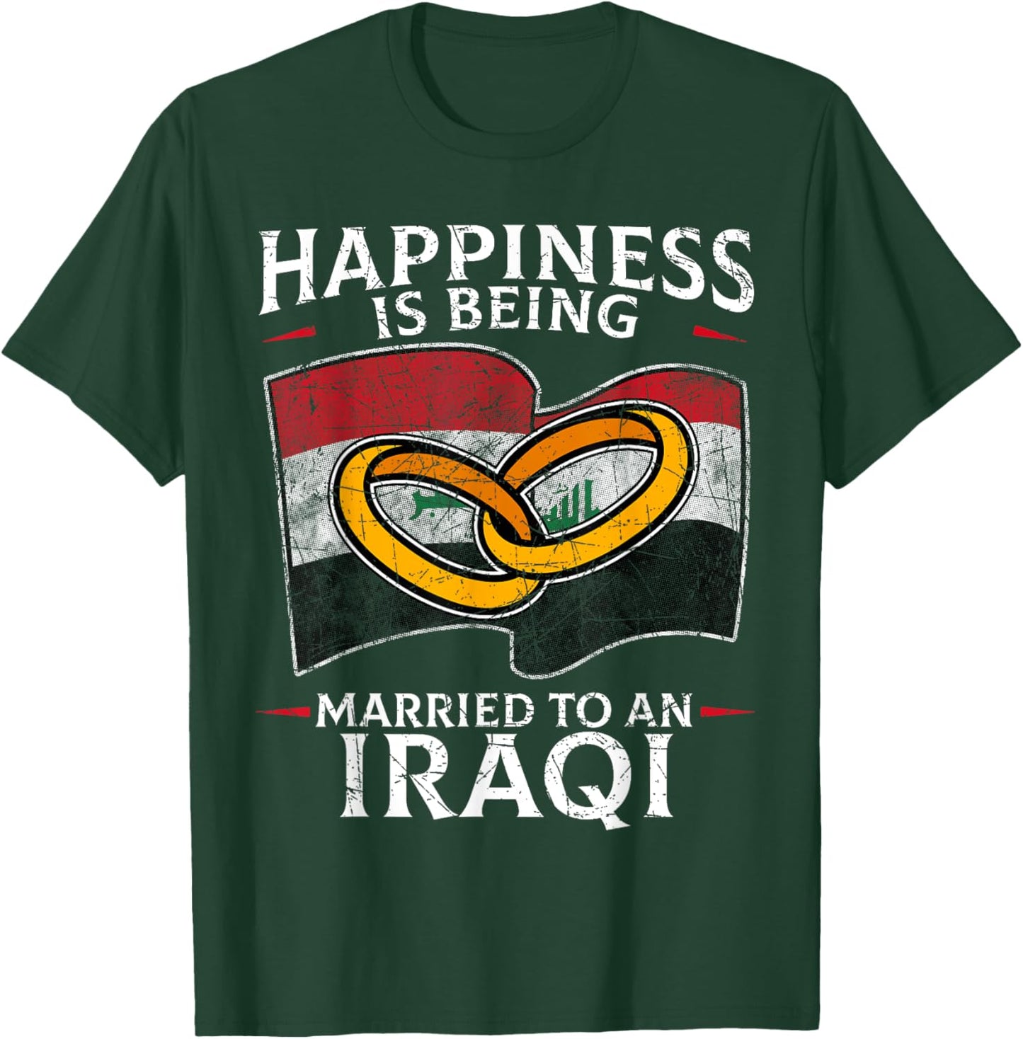 Iraqi Wedding Republic of Iraq Marriage Heritage T-Shirt - T-Shirt | Forest