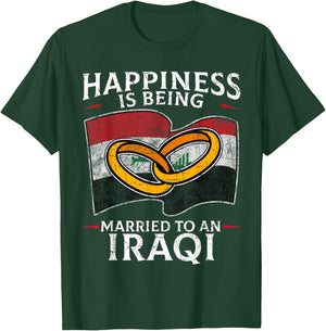 Iraqi Wedding Republic of Iraq Marriage Heritage T-Shirt - T-Shirt | Forest