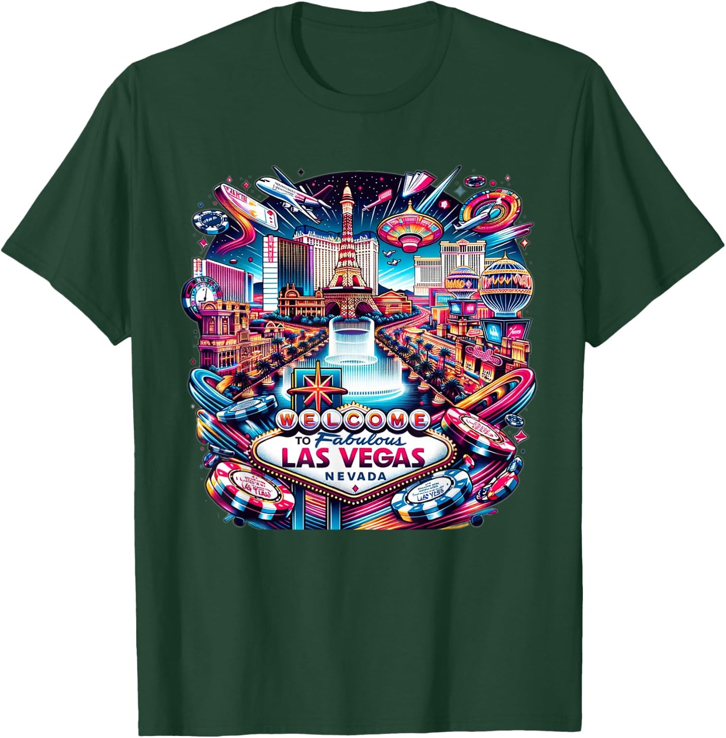 New LAS VEGAS Love Baby for Holidays in Las Vegas Souvenir T-Shirt - T-Shirt | Forest