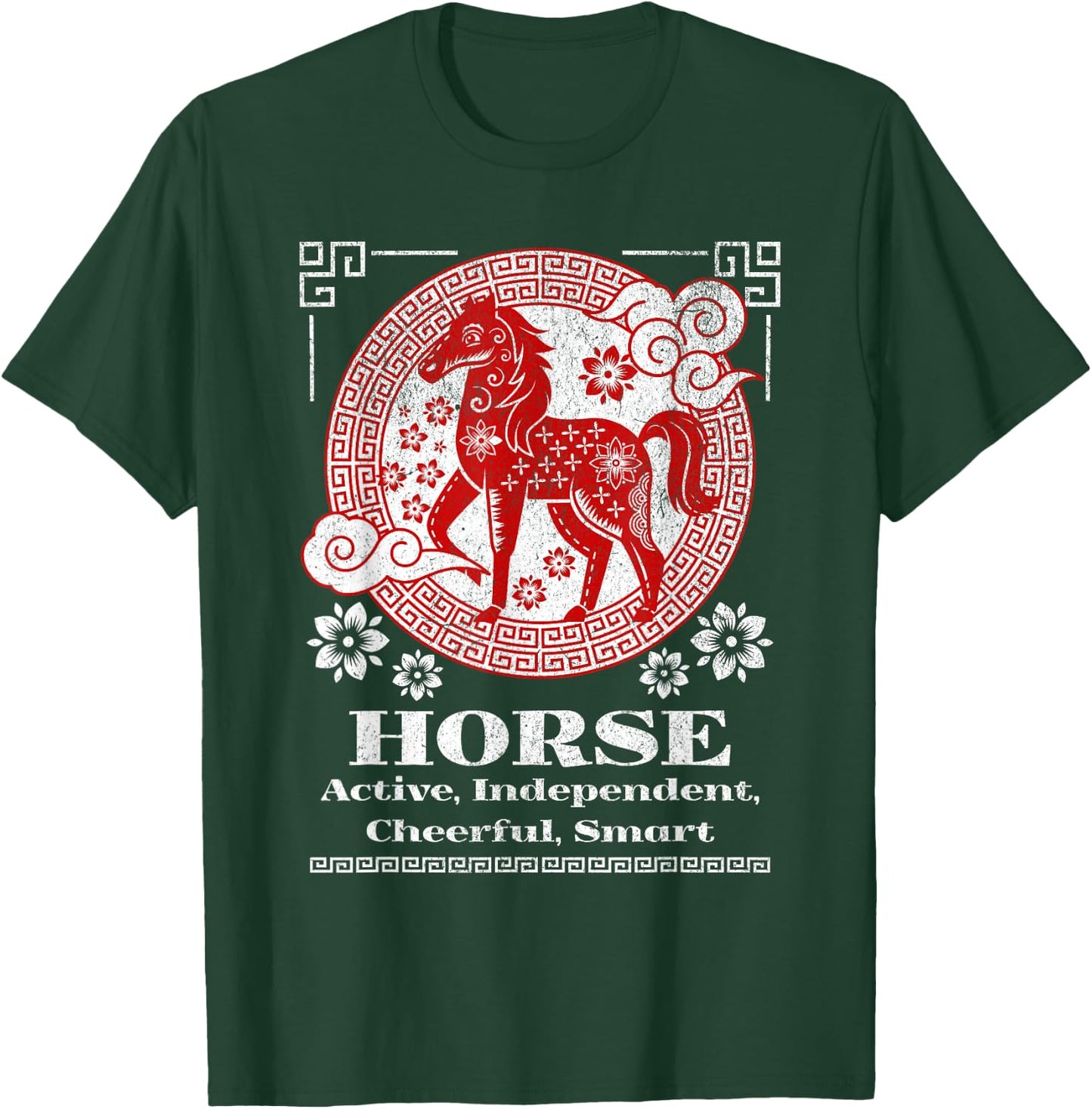 Chinese Zodiac Horse Personality T-Shirt - T-Shirt | Forest