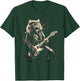 Cat Playing Bass Guitar Guitarist Rocker cool Men Women Kids T-Shirt - T-Shirt | Forest