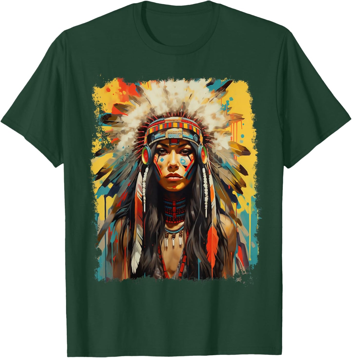 Native Indian T-Shirt - T-Shirt | Forest