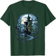Haunted NIght Escape: Halloween House Intrigue T-Shirt - T-Shirt | Forest